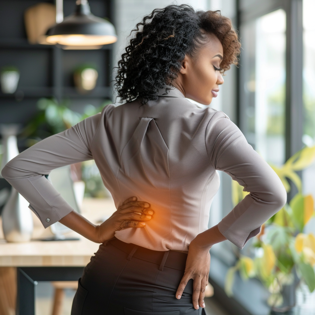 buttock massage back pain