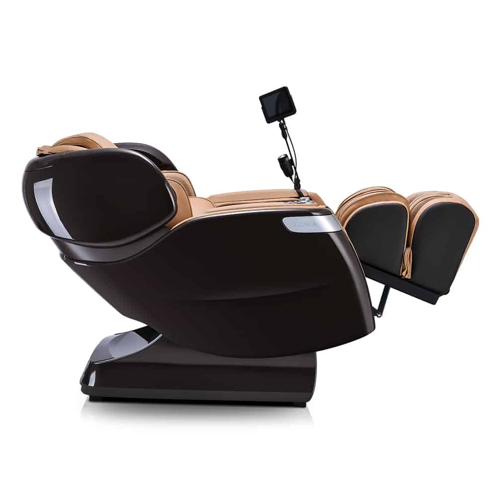 ogawa master drive 2.0 dark brown and sand massage chair